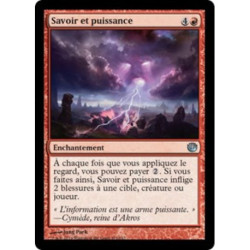 (Foil) Rouge - Savoir et puissance (U) [JOU]