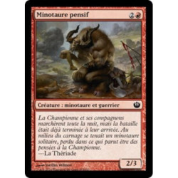 (Foil) Rouge - Minotaure pensif (C) [JOU]