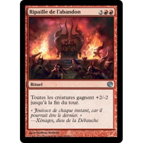 (Foil) Rouge - Ripaille de l'abandon (U) [JOU]