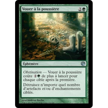 (Foil) Verte - Vouer à la poussière (U) [JOU]