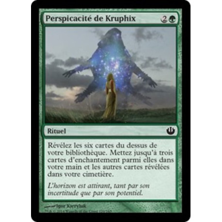 (Foil) Verte - Perspicacité de Kruphix (C) [JOU]