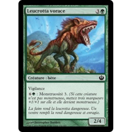 (Foil) Verte - Leucrotta vorace (C) [JOU]