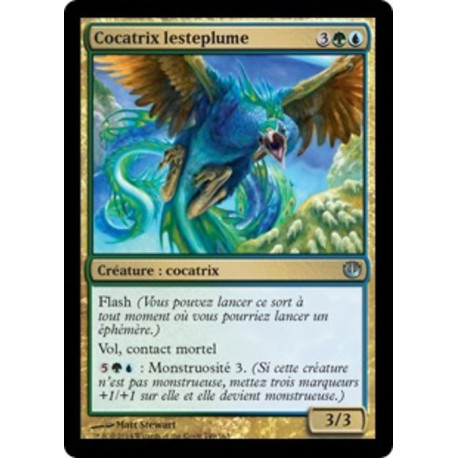 (Foil) Multicolore - Cocatrix lesteplume (U) [JOU]