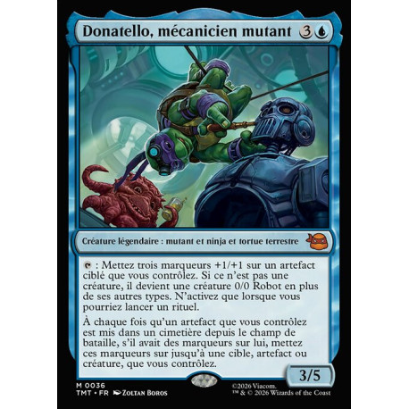 Bleue - Donatello, mécanicien mutant (V1) (M) [TMT]