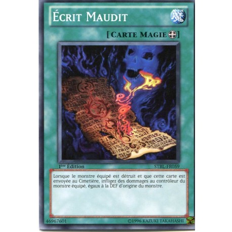 Ecrit Maudit (C) [STBL]