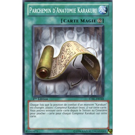 Parchemin D'Anatomie Karakuri (C) [STBL]