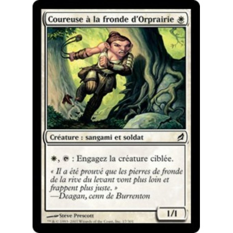 (Foil) Blanche - Coureuse à la fronde d'Orprairie (C) [LRW]