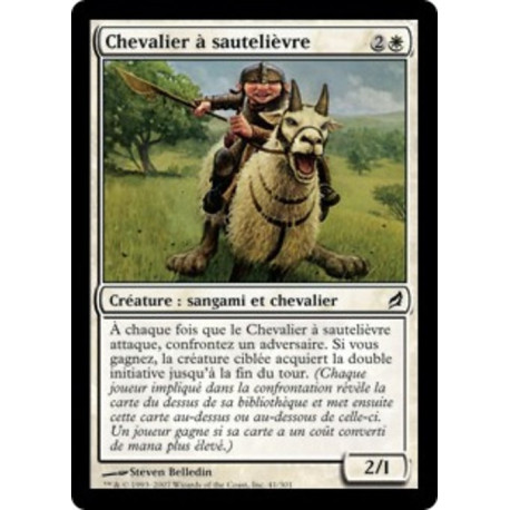 (Foil) Blanche - Chevalier à sautelièvre (C) [LRW]
