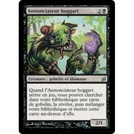 (Foil) Noire - Annonciateur boggart (U) [LRW]