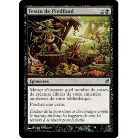 (Foil) Noire - Festin de Piedfond (C) [LRW]