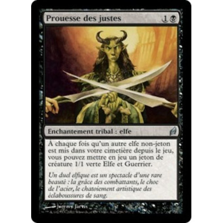 (Foil) Noire - Prouesse des justes (U) [LRW]