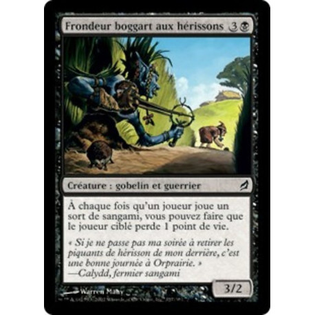 (Foil) Noire - Frondeur boggart aux hérissons (C) [LRW]
