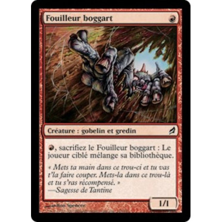 (Foil) Rouge - Fouilleur boggart (C) [LRW]