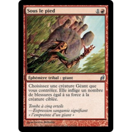 (Foil) Rouge - Sous le pied (U) [LRW]