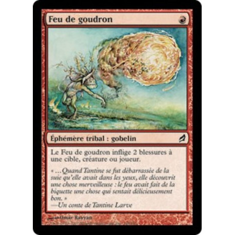 (Foil) Rouge - Feu de goudron (C) [LRW]