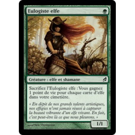 (Foil) Verte - Eulogiste elfe (C) [LRW]