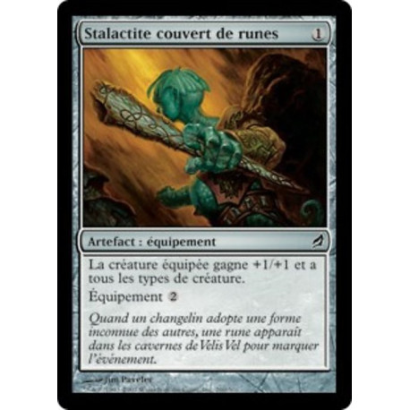 (Foil) Incolore - Stalactite couvert de runes (C) [LRW]