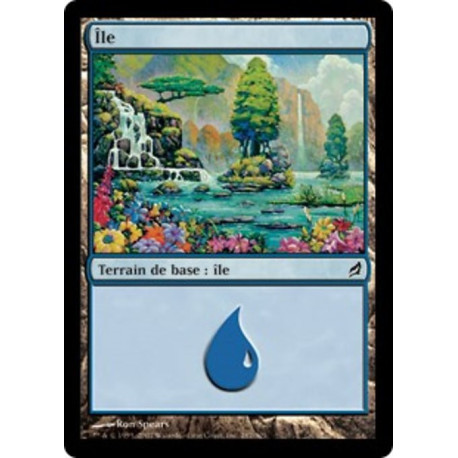 (Foil) Terrain - Île (V2) (L) [LRW]