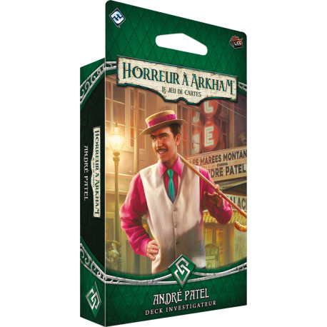 André Patel, Deck Investigateur - Horreur à Arkham Le Jeu de Cartes