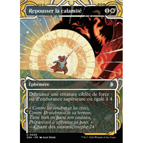 (Foil) Blanche - Repousser la calamité (U) [SOA]