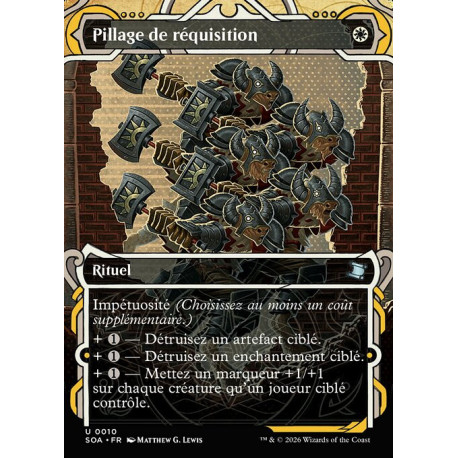 (Foil) Blanche - Pillage de réquisition (U) [SOA]