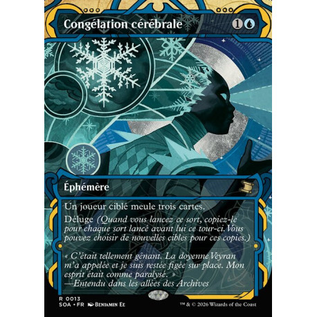 (Foil) Bleue - Congélation cérébrale (Blocage cérébral) (R) [SOA]