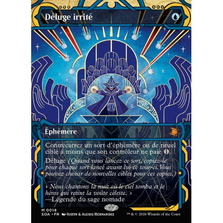 (Foil) Bleue - Déluge irrité (M) [SOA]