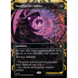 (Foil) Noire - Sacrifice des faibles (R) [SOA]
