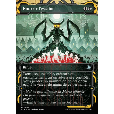 (Foil) Noire - Nourrir l'essaim (U) [SOA]