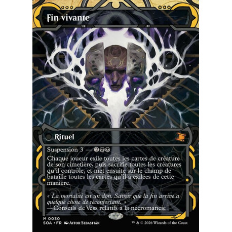 (Foil) Noire - Fin vivante (M) [SOA]