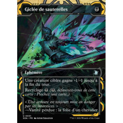 (Foil) Noire - Giclée de sauterelles (U) [SOA]