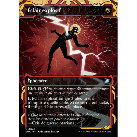 (Foil) Rouge - Éclair explosif (U) [SOA]