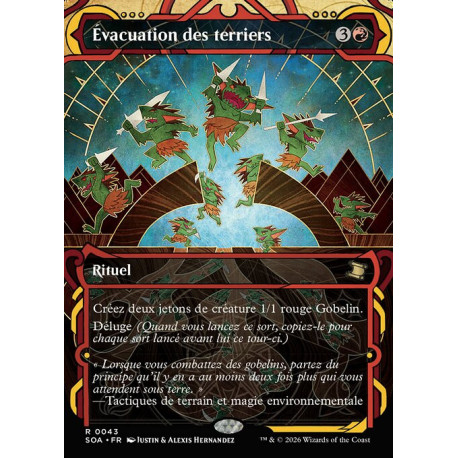 (Foil) Rouge - Évacuation des terriers (R) [SOA]