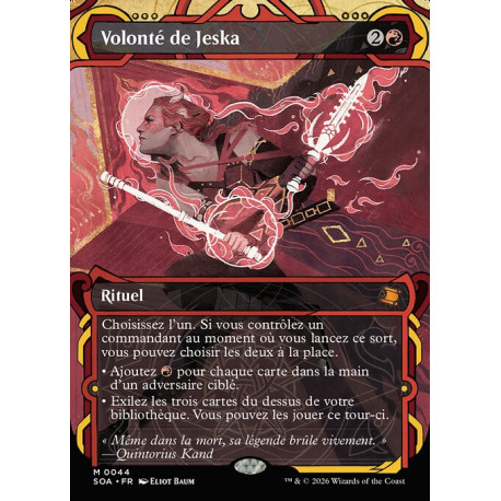 (Foil) Rouge - Volonté de Jeska (M) [SOA]