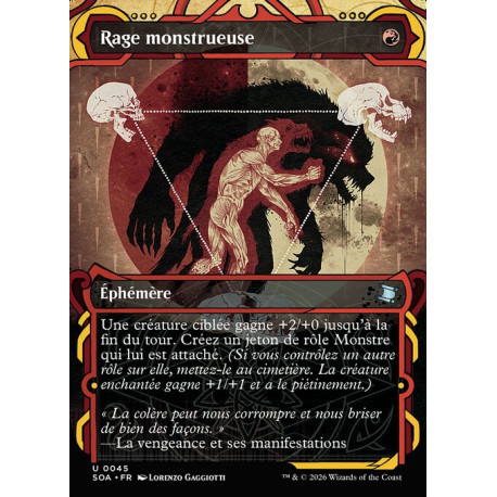 (Foil) Rouge - Rage monstrueuse (U) [SOA]