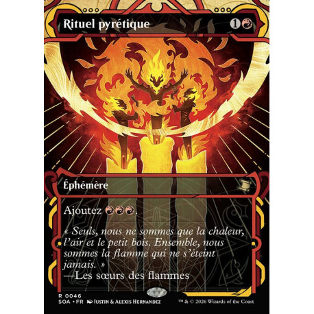 Rituel pyrétique [Foil- SOA] - Magic the Gathering