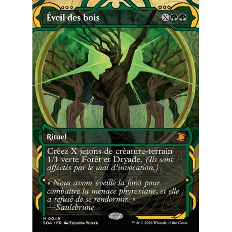 (Foil) Verte - Éveil des bois (M) [SOA]
