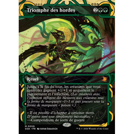 (Foil) Verte - Triomphe des hordes (M) [SOA]