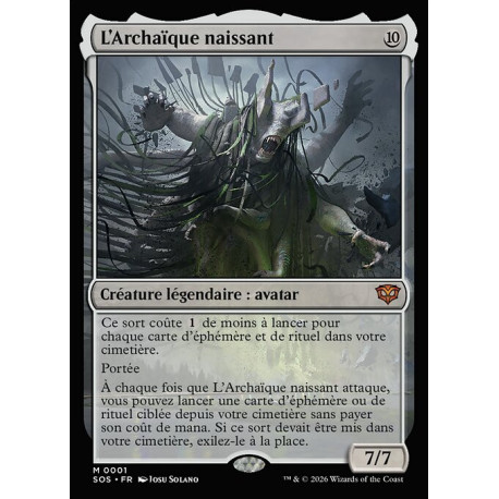 (Foil) Incolore - L'Archaïque naissant (V1) (M) [SOS]