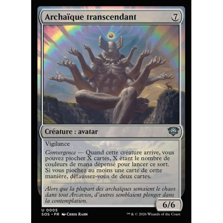 (Foil) Incolore - Archaïque transcendant (U) [SOS]