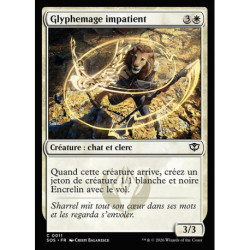 (Foil) Blanche - Glyphemage impatient (C) [SOS]