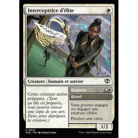 (Foil) Blanche - Interceptrice d'élite (C) [SOS]