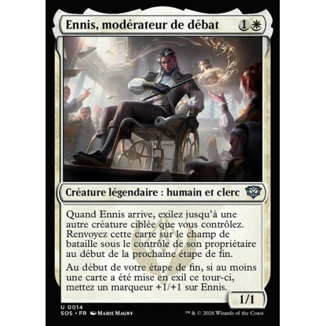 (Foil) Blanche - Ennis, modérateur de débat (U) [SOS]