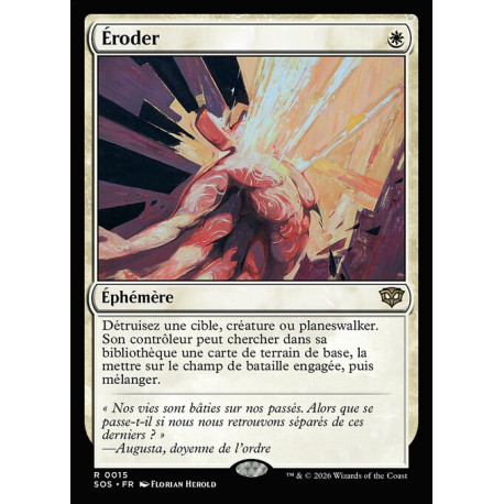 (Foil) Blanche - Éroder (R) [SOS]