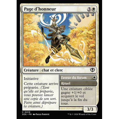 (Foil) Blanche - Page d'honneur (C) [SOS]