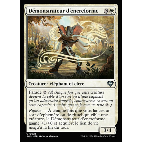 (Foil) Blanche - Démonstrateur d'encreforme (U) [SOS]