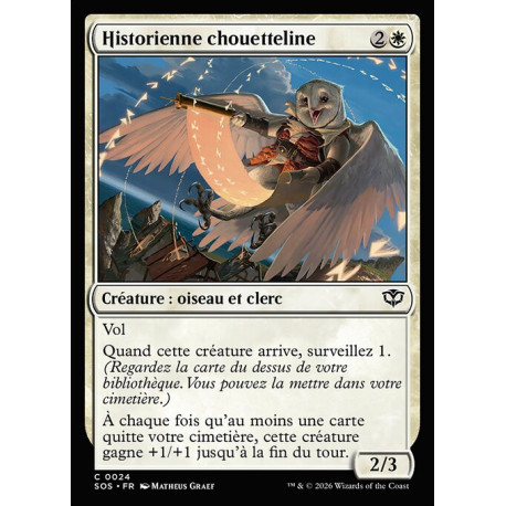 (Foil) Blanche - Historienne chouetteline (C) [SOS]