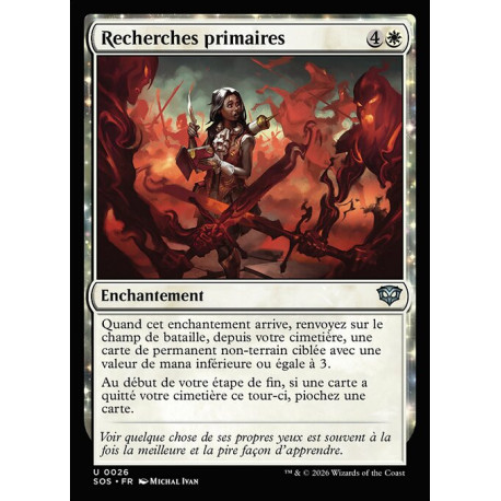 (Foil) Blanche - Recherches primaires (U) [SOS]