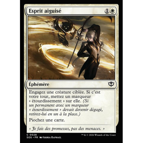 (Foil) Blanche - Esprit aiguisé (C) [SOS]