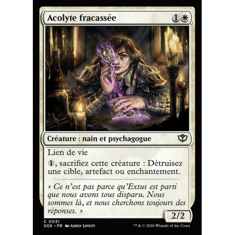 (Foil) Blanche - Acolyte fracassée (C) [SOS]